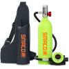 SMACO Mini Scuba Tank 1L Portable Diving Tank for Snorkeling, Emergency Rescue DOT Certified Lung Air Tank for Air Supply Compact & Lightweight Pony Bottle S400 view 1