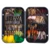 Goture Fly Fishing Flies Kit - 76pcs Fly Fishing Lures with Fly Fishing Box - Fly Fishing Assortment Kit for Bass Trout Salmon Fishing - Dry Flies Wet Flies Streamers Nymphs view 1