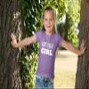 Birthday Girl Shirt Girls Birthday tee Outfit Toddler Baby 1st 2nd 3rd 4th 5th 6th 7th (White on Purple, 10-12 Years) view 3