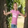 Birthday Girl Shirt Girls Birthday tee Outfit Toddler Baby 1st 2nd 3rd 4th 5th 6th 7th (White on Pink, 10-12 Years) view 3