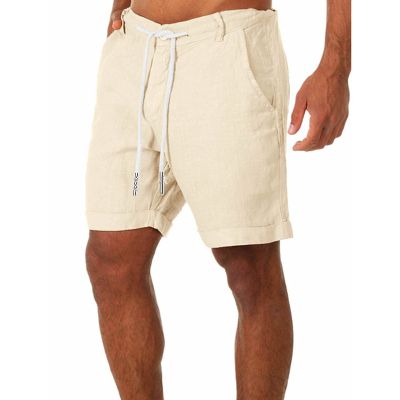 Maryia Mens Swim Trunks Summer Casual Quick Dry Beach Shorts with Pockets Fashion Surfing Lounge Athletic Swimwear Khaki, Medium