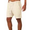 Maryia Mens Swim Trunks Summer Casual Quick Dry Beach Shorts with Pockets Fashion Surfing Lounge Athletic Swimwear Khaki, Medium view 1
