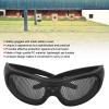 FILFEEL Wire Mesh Lens, Safety Goggles Breathable Shock Iron Safety Glasses Wind And Sand Proof for Outdoor Game Fans Activity view 2