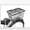 JTYX Bicycle Bike Basket Rear Folding Rear Wire Bike Basket Mesh Fold Up Rear Hanging Bike Basket Bicycle Cargo Rack for StudentMountaining black Large view 2