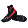 Road Cycling Overshoes, Seal Waterproof Windproof Shoes Cover for Men Women, Lightweight, with Zip Black,Red,M view 1