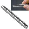 Mini Portable Tweezers, Outdoor Camping Tweezers Survival Tools for Outdoor Activities(Silver) view 2