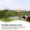 Ultrashort Fishing Rod, Telescopic Spincast Rod, Ice Fishing Pole, Travel Pocket Rod for Ice Fly Fishing Sea Saltwater Freshwater(1.7m) view 4