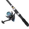 Ultrashort Fishing Rod, Telescopic Spincast Rod, Ice Fishing Pole, Travel Pocket Rod for Ice Fly Fishing Sea Saltwater Freshwater(1.5M) view 2