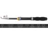 Ultrashort Fishing Rod, Telescopic Spincast Rod, Ice Fishing Pole, Travel Pocket Rod for Ice Fly Fishing Sea Saltwater Freshwater(2.3M) view 3