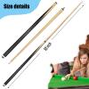 VANLAN Billiard House Cue Sticks Pool Cues 2-Piece 58 Inches Billiard Tips 13mm House Bar Billiard Cue Sticks Hardwood Cues Set of 2 (58" Set of 2) view 2