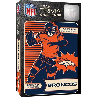 MasterPieces Game Day - NFL Denver Broncos - Team Trivia Challenge, Officially Licensed