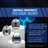 Sports Unlimited Universal Football Visor for Helmet, Football Helmet Visor, (Clear, Black and Mirror Options) view 4