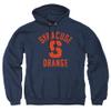 Syracuse University Official Syracuse Logo Distressed Unisex Adult Pull-Over Hoodie,Navy, Large view 1