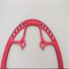 Bicycle Chainring 53T CNC Aluminum Alloy Mountain Bike Single Crank Chain Ring Repair Parts RED view 2