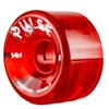 Atom Skates Quad Roller Wheels/Outdoor/Hardness 78A / 65x37 Red Pulse / 8 Wheels / 2 Packs view 1