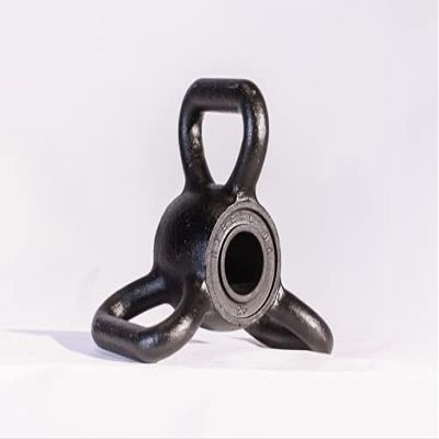 HyBell 25LBS Fitness Kettlebell - Made from Professional Grade Carbon Steel - Designed for Weightlifting - Crossfit - Bodybuilding - Strength and Core Training