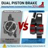 BUCKLOS MTB Hydraulic Disc Brakes for Mountain Bike, Left Front 800 mm Right Rear 1500mm Bike Hydraulic Brake Set Aluminum Alloy Levers with Calipers/PM/is Adapter fit eBike/Fat Bikes view 3