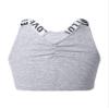 winying Kids Girls Wireless Yoga Sports Bras Child Fitness Cotton Crop Tops Vest Running Training Bra Flecking Gray 6 view 1