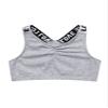 winying Kids Girls Wireless Yoga Sports Bras Child Fitness Cotton Crop Tops Vest Running Training Bra Flecking Gray 6 view 3