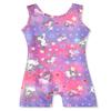 Leotards With Shorts Unicorn for Gymnastics Clothes for Girls 8-9 9-10 Years Old Rainbow Purple Pink Stars view 1