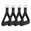4 Pack Single-Grip Handles Exercise Tubing Handles for Strength Training with D-Ring Clips for Bands