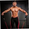 4 Pack Single-Grip Handles Exercise Tubing Handles for Strength Training with D-Ring Clips for Bands view 2