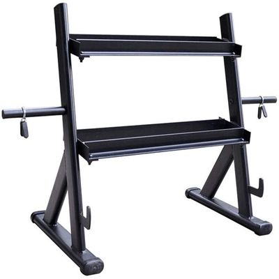 qiuqiu Dumbbell Stand,Multi-Layer Dumbbell Storage, Dumbbell Support Strength Training, Men's Home Fitness Gym Equipment-Black