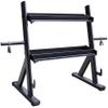 qiuqiu Dumbbell Stand,Multi-Layer Dumbbell Storage, Dumbbell Support Strength Training, Men's Home Fitness Gym Equipment-Black view 1