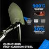 18'' Military Folding Camping Shovel, Offroad Survival High Carbon Steel Shovel (Olive) AugTouf by toolant view 2