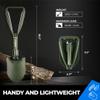 18'' Military Folding Camping Shovel, Offroad Survival High Carbon Steel Shovel (Olive) AugTouf by toolant view 4