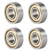 608 ZZ Ball Bearings, Skate Bearings Double Shielded Miniature Ball Bearings for Skateboards, Inline Skates, Scooters ABEC 7 Bearing (8mm x 22mm x 7mm) 4PCS