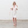 WEDDINGSTAR Sparkly Bachelorette Feather Boa - White view 3