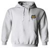0252. Tiger Graphic Traditional Japanese Tattoo Till Death Society Hoodie (White, Large) view 1