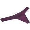 JAXFSTK Men's Swim Briefs Sexy Bikini Swimsuit Thong Drawstring Swimwear Solid Shiny Swimming Purple L view 2