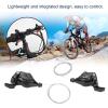 Akozon Derailleur, 1 Pair Triple 3X7/8/9 Speed Gear Shift Derailleur Left/Right Shifter Shift Levers Cycling Accessories (3x7Speed) view 3