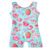 HOZIY Gymnastics Leotards for Toddler Girls 2-3t 2t 3t-4t Blue Aqua Light Green Cupcake Sweet Candy Donut Sparkles view 1