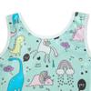 HOZIY Baby Leotards for Toddler Girls Gymnastics Dinosaur Unicorn 1-2t 12-24 Months 12-18 Months Toddlers Biketards Aqua Blue view 3