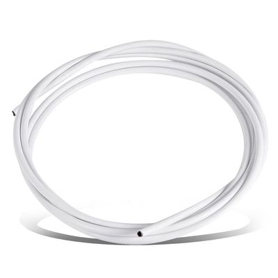 Brake Cable Housing Kit, 2m Brake Shift Cable Housing Hose Kit Gear Cable Wire Cycling Shifter Cable Accessory for Road Mountain (4mm-White)