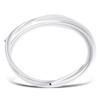 Brake Cable Housing Kit, 2m Brake Shift Cable Housing Hose Kit Gear Cable Wire Cycling Shifter Cable Accessory for Road Mountain (4mm-White)