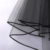umbresen Bridal Veil Wedding Veils Women's Black Tulle Short Veils Ribbon Edge With Comb for Brides Bachelorette Hen Party Halloween Costume Decorations(Black) view 2