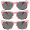 Kursan Kids Polarized Sunglasses for Boys Girls TPEE Rubber Flexible Frame Shades Age 3-10 (All Pink(3 Pack)) view 3