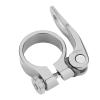 Akozon 1.3inch Aluminum Alloy Seatpost Clamp Quick Release Road Bike Seat Clamp (Silver) view 2