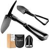 18'' Military Folding Camping Shovel, Offroad Survival High Carbon Steel Shovel (Black) AugTouf by toolant view 1