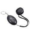 Aicosineg 3Pcs 120db ABS Personal Safesound Security Alarms Emergency Safety Alarm Safe Sound Personal Alarm for Women Men Children Elderly Keychain Bags Suitcases Backpacks Black view 1