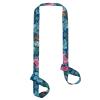 ZOOEASS Yoga Mat Strap, Adjustable Durable Yoga Mat Carrier & Stretching Strap, 5.9feet, Multiple Color Choices (Flower Blue,5.9feet) view 1