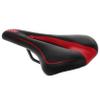 Bike Saddle Lightweight Cushion Pad for Road and Mountain Ergonomic Hollow Design Shockproof Easy Installation Red Finish view 1