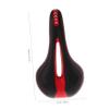 Bike Saddle Lightweight Cushion Pad for Road and Mountain Ergonomic Hollow Design Shockproof Easy Installation Red Finish view 2