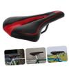 Bike Saddle Lightweight Cushion Pad for Road and Mountain Ergonomic Hollow Design Shockproof Easy Installation Red Finish view 4