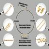Aoloshow 18k Gold Plated Brandon Name Necklace Womens Mens Initial Nameplate Stainless Steel Jewelry for Family view 4