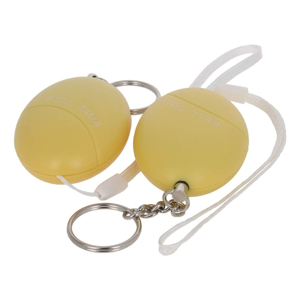 Aicosineg Personal Alarm ABS 120db Personal Safesound Security Alarms for Keychain Bags Suitcases Backpacks Yellow 2pcs